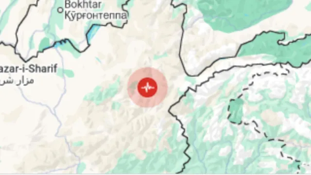 Seismograph recording the strong Afghanistan Earthquake Tremors affecting multiple countries.