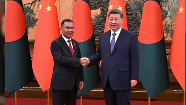 Diplomatic meeting illustrating the evolving Bangladesh China Ties and its geopolitical impact on South Asia.