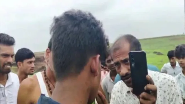 A scene showing the location where the Rajgarh Minor Beaten Video incident took place after the alleged scooter theft.