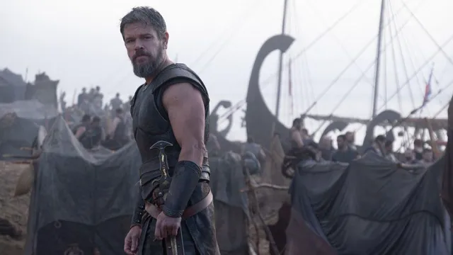 Matt Damon starring as the Greek King Odysseus in The Odyssey Christopher Nolan film releasing in IMAX.