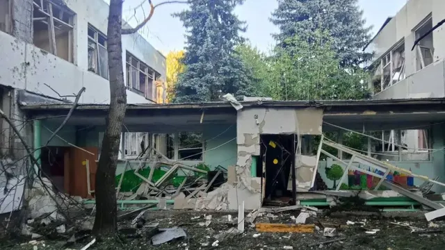 Thick smoke billowing from a massive Wildberries warehouse facility hit during the recent Russia Ukraine Drone Attacks.