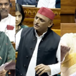 Opposition leaders debating the Anti Paper Leak Bill in the Lok Sabha session.