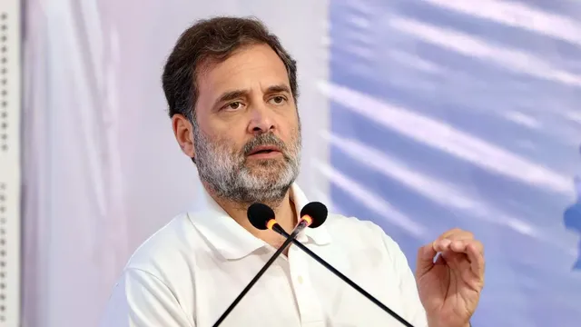 Rahul Gandhi Slams Amit Shah: छात्रों पर पुलिस कार्रवाई और राम मंदिर मुद्दे को लेकर सरकार पर राहुल गांधी का हमला