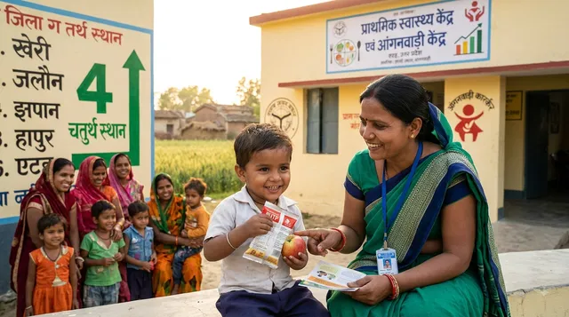 कुपोषण के विरुद्ध जंग में एटा ने मारी बाजी: यूपी में मिला चौथा स्थान, 388 मासूमों को मिली नई जिंदगी