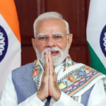 Prime Minister Narendra Modi virtually interacting with youth during Seva Sankalp Yatra from Vadnagar to Varanasi.