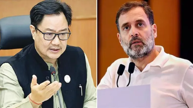 ‘राजनीति बंद करें’: मणिपुर के संगीतकार की हत्या पर Kiren Rijiju Slams Rahul Gandhi