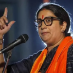 Senior BJP leader Smriti Irani Haryana BJP In-Charge addressing party workers and leaders during a state organizational review meeting.