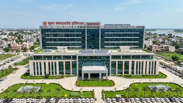 Prayagraj Super Hospital का नवरात्र में भूमि पूजन: 400 करोड़ से संवरेगी स्वास्थ्य व्यवस्था