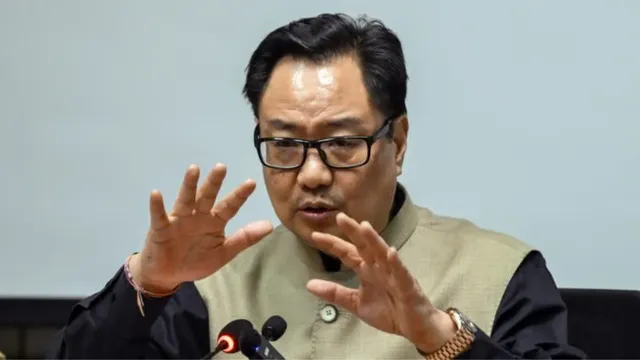 Union Minister speaking on Kiren Rijiju London Protest row.