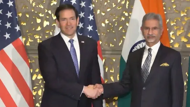 US Secretary of State Marco Rubio speaks on the India US Trade Deal during his official visit to Mumbai.